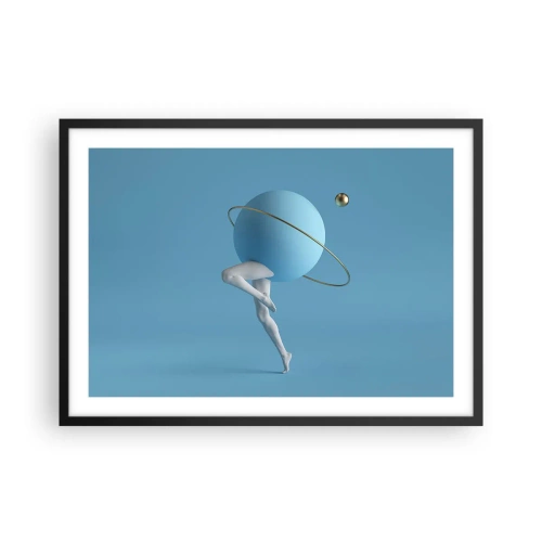 Plakát v černém rámu - Šílenství planet - 70x50 cm