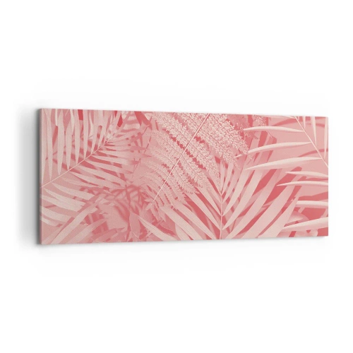 Obraz na plátně - Růžový koncept - 100x40 cm