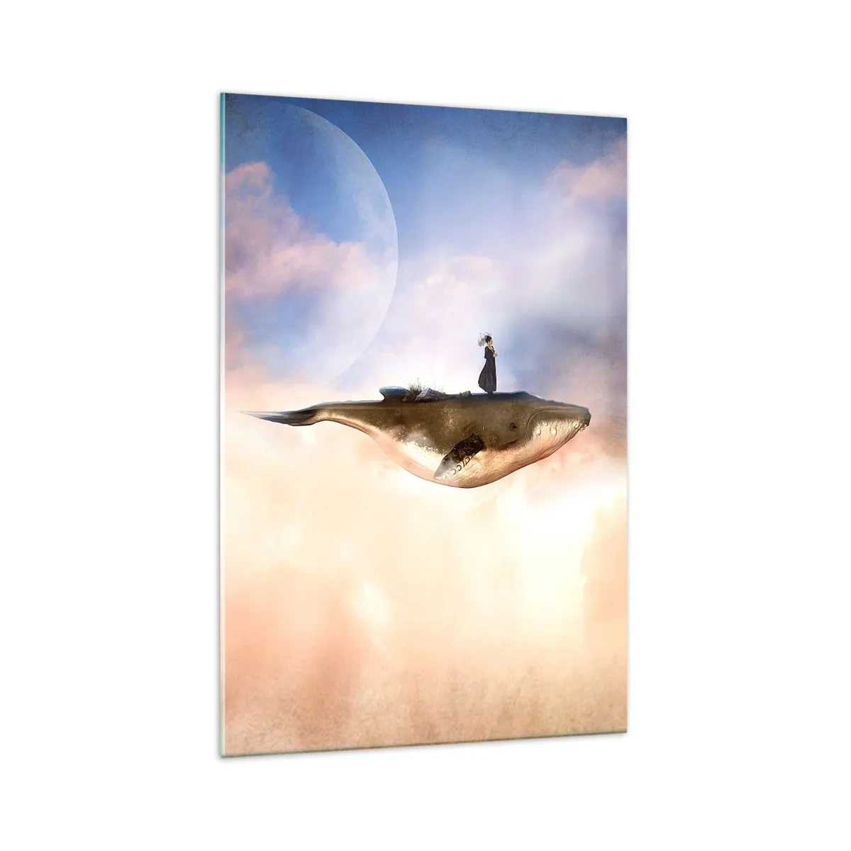 Obraz na skle - Surrealistická cesta - 70x100 cm