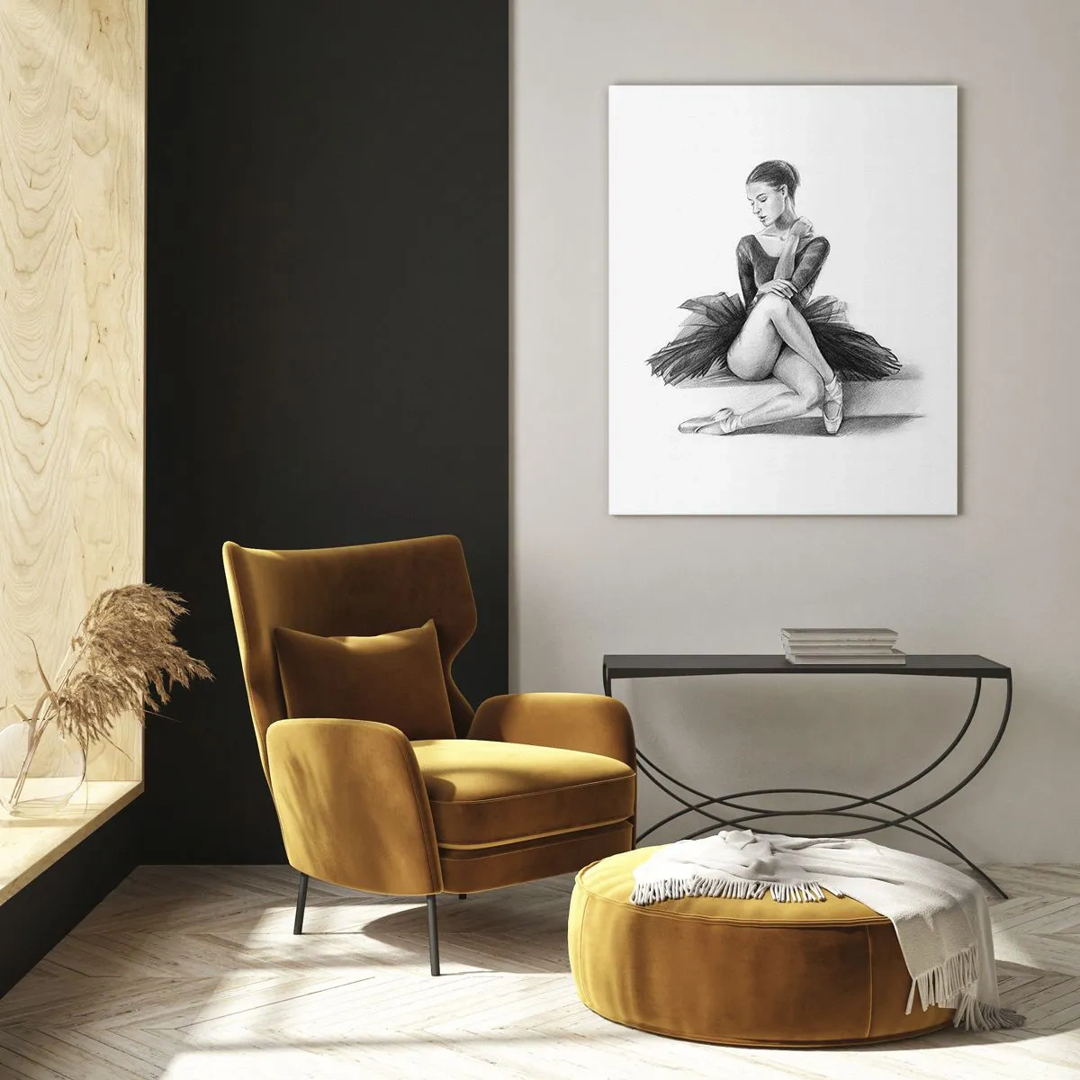 Obraz na skle - Okouzlená tancem - 80x120 cm