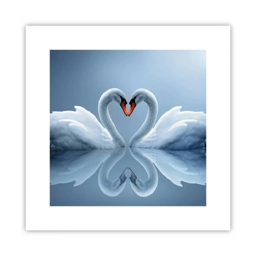 Plakát - Čas na lásku - 30x30 cm