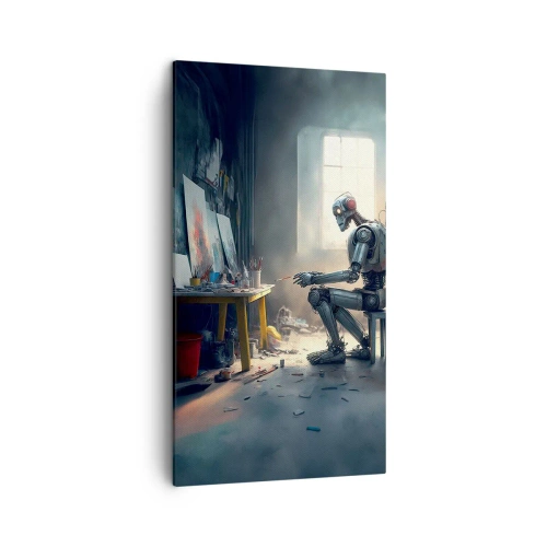 Obraz na plátně - Akt stvoření - 45x80 cm