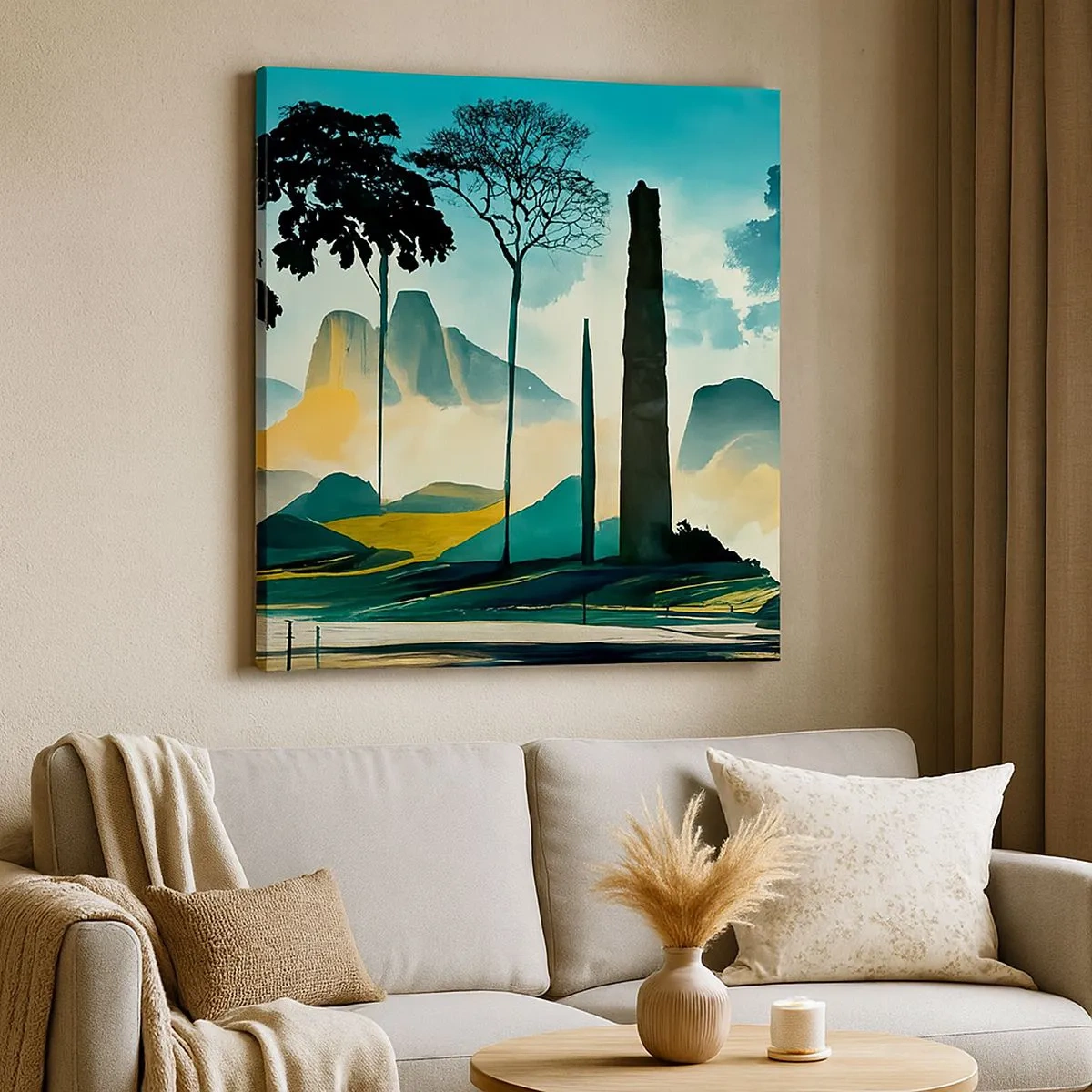 Obraz na plátně - Výš a výš - 30x30 cm