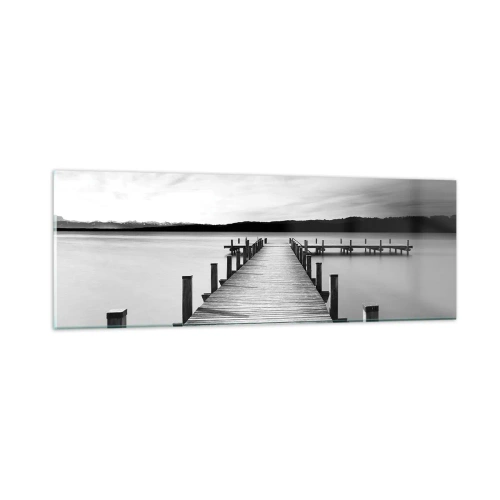 Obraz na skle - U napajedla – klidu - 90x30 cm