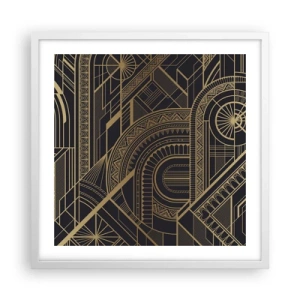 Plakát v bílém rámu - Koncepty, nápady, plány - 50x50 cm