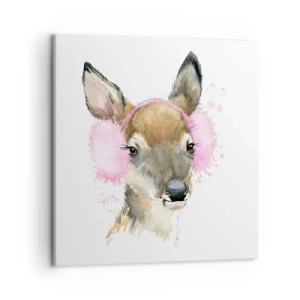 Obraz na plátně - A mráz už není tak hrozný - 50x50 cm