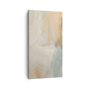 Obraz na plátně - Abstrakce – krajina něhy - 55x100 cm