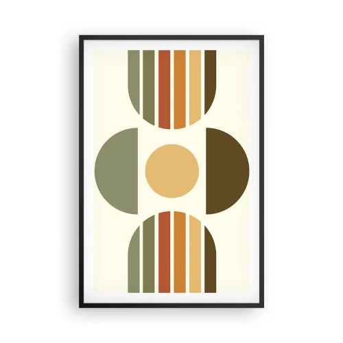 Plakát v černém rámu - V barvách země - 61x91 cm