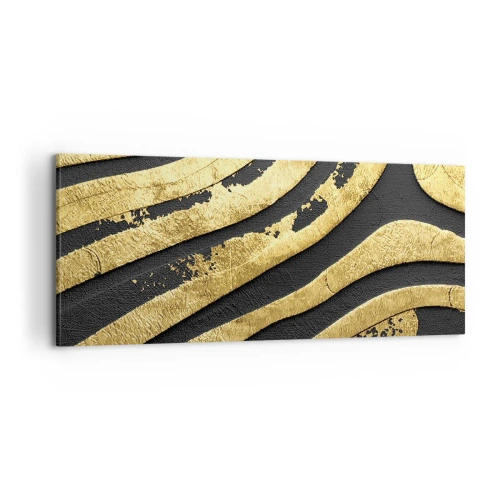 Obraz na plátně - Vše plyne - 100x40 cm