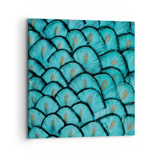 Obraz na plátně - Velká slavnost peří - 70x70 cm