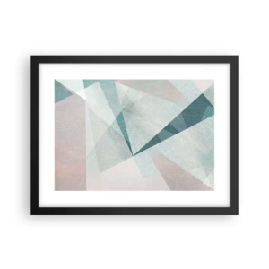 Plakát v černém rámu - V klidu, ale dynamicky - 40x30 cm