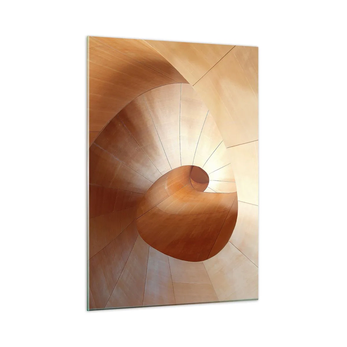 Obraz na skle - Architektonická serpentina - 50x70 cm