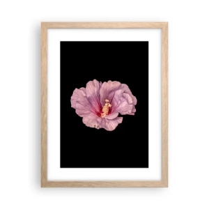 Plakát v rámu světlý dub - Přímo do srdce - 30x40 cm