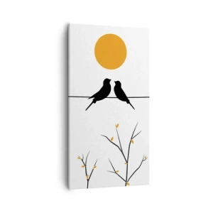 Obraz na plátně - Slavíčí večer - 55x100 cm