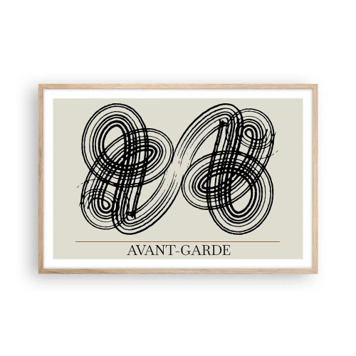 Plakát v rámu světlý dub - Vyšlo to spontánně - 91x61 cm