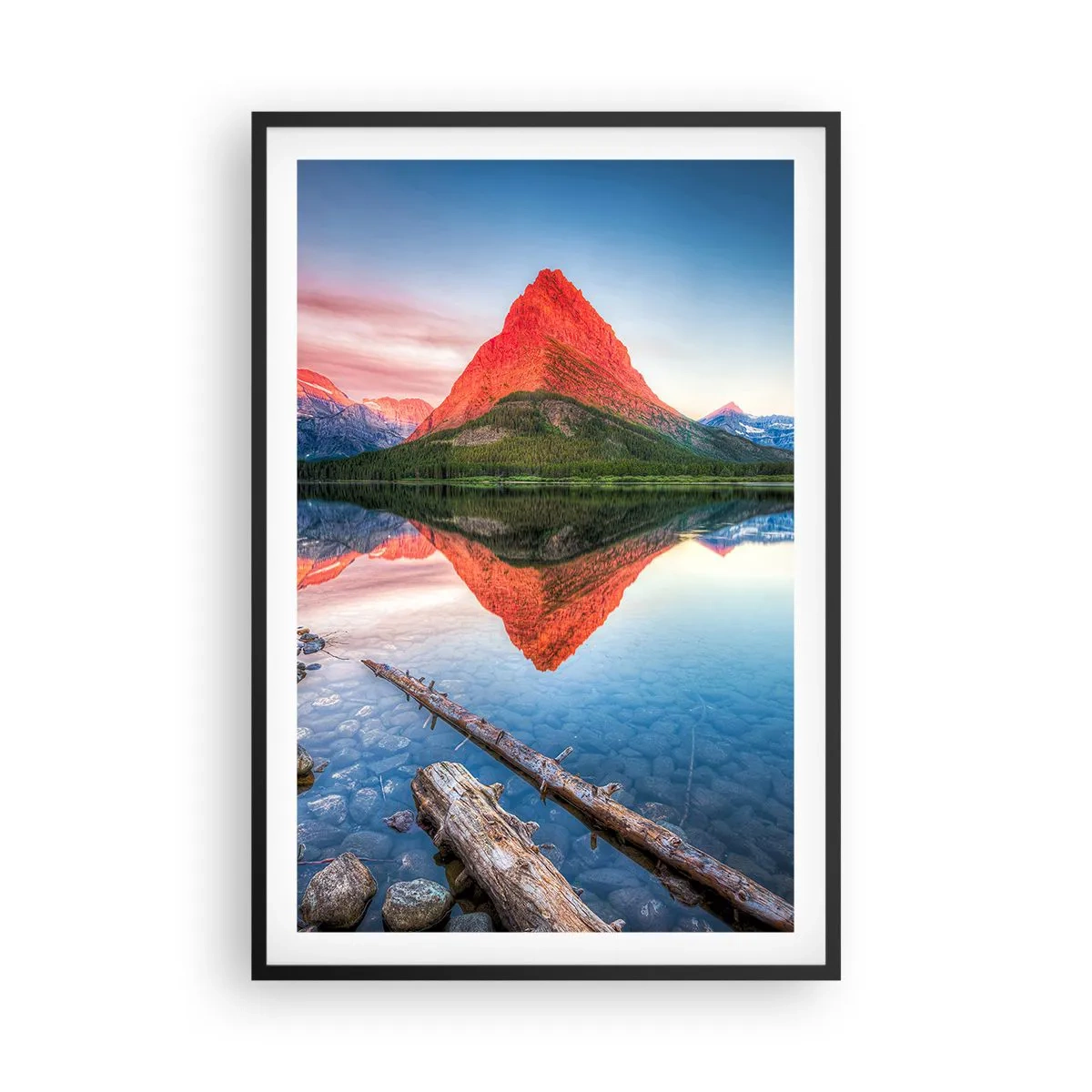Plakát v černém rámu - Teplo a chlad - 61x91 cm