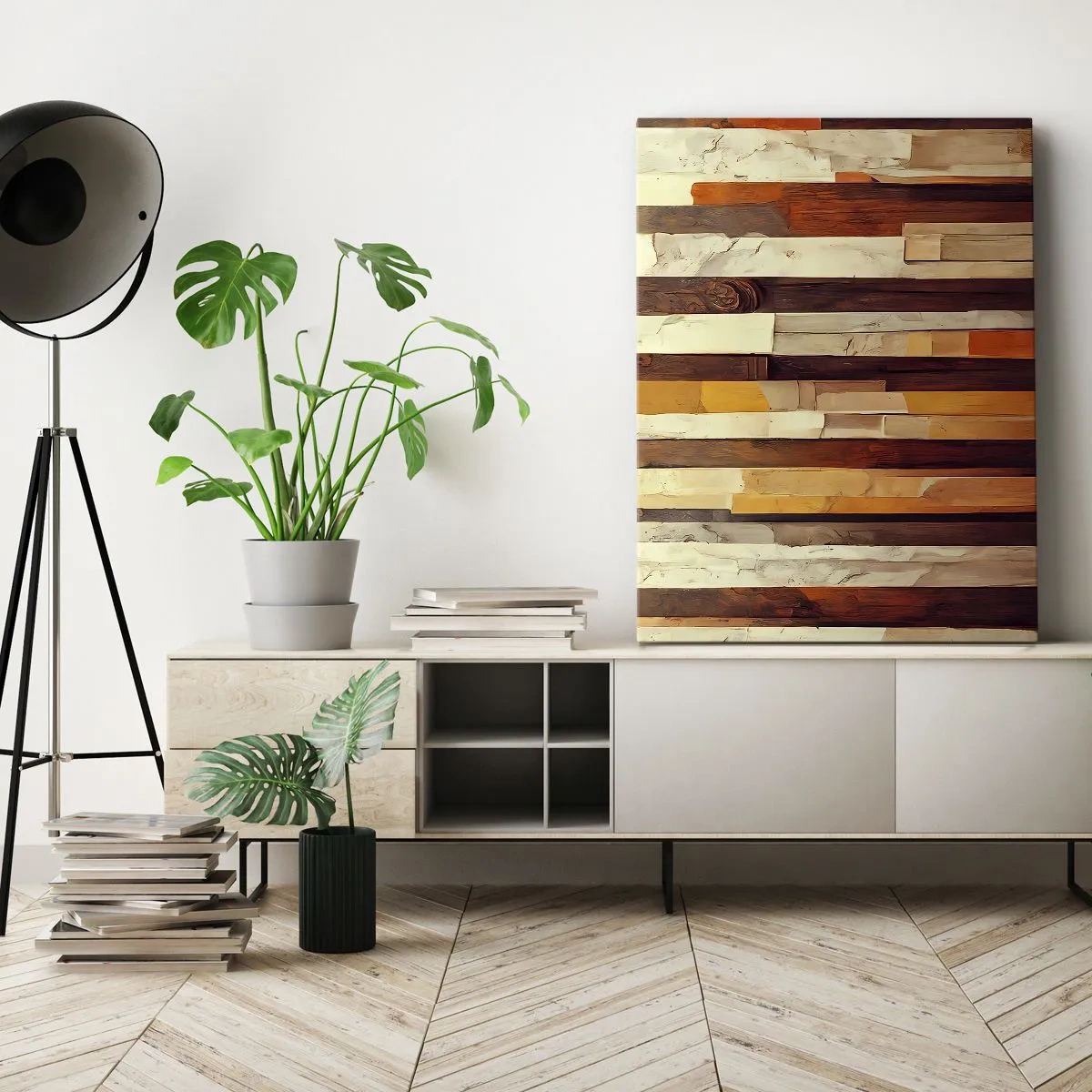 Obraz na plátně - Hymna lesních stromů - 45x80 cm