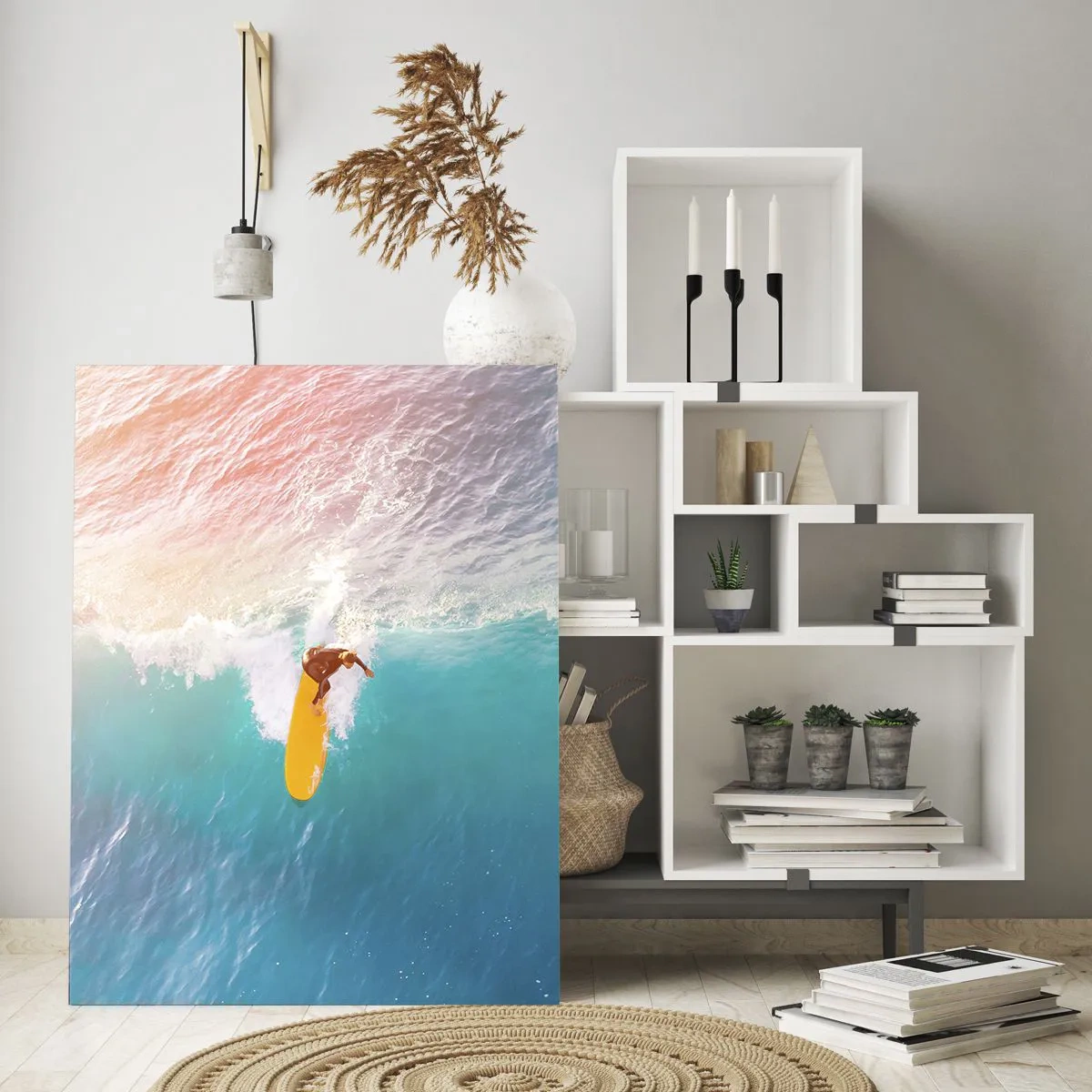 Obraz na skle - Oceanický jezdec - 50x70 cm