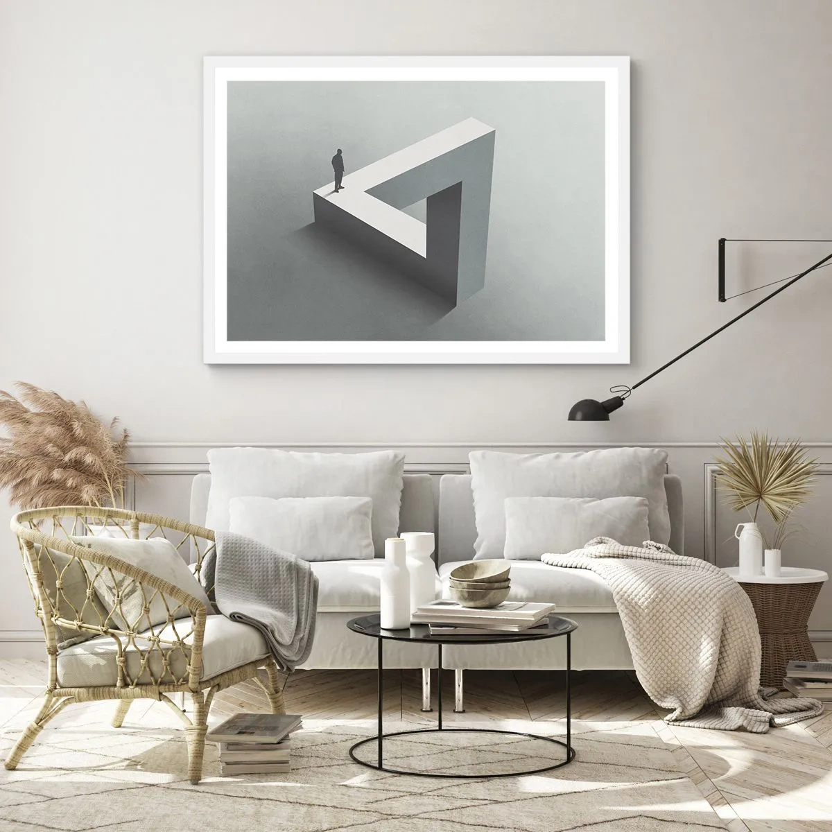 Plakát v bílém rámu - A přece je to možné - 40x30 cm