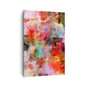 Obraz na plátně - Cesta růžovou - 70x100 cm