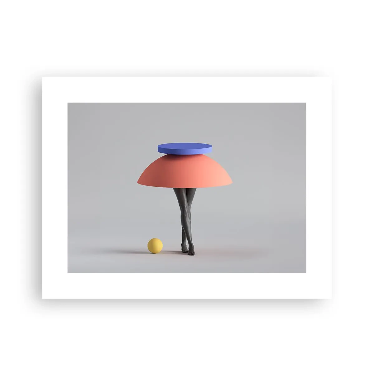 Plakát - Surrealistická kompozice - 40x30 cm