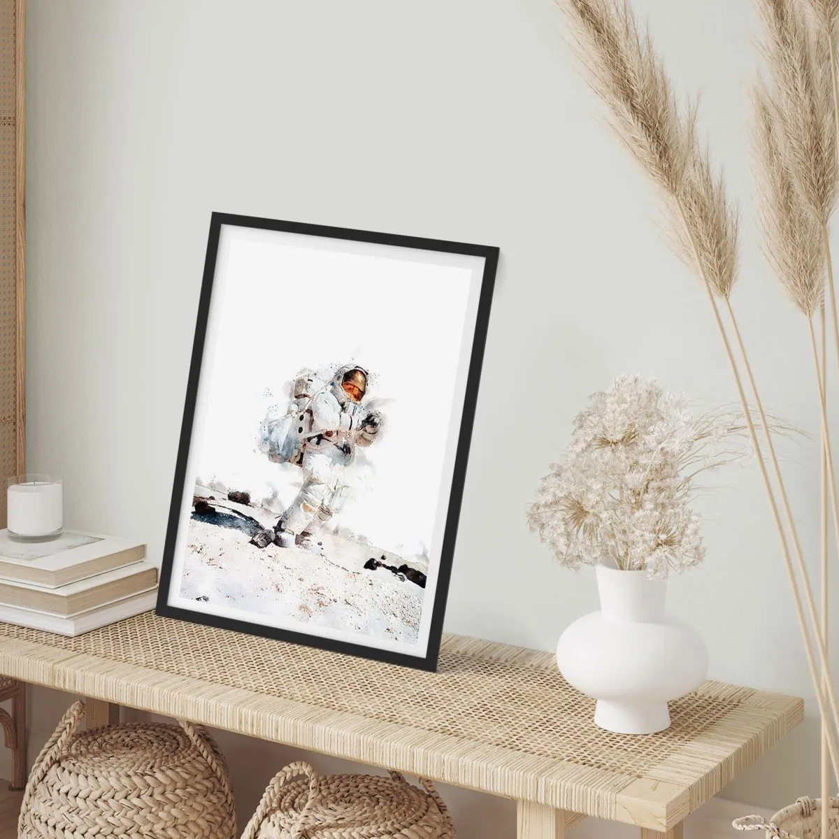 Plakát v černém rámu - Posel Země - 40x50 cm