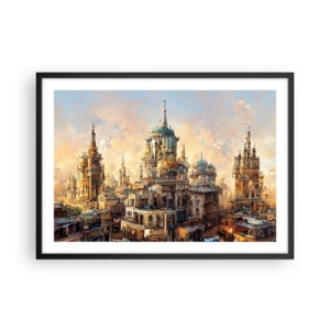 Plakát v černém rámu - Město měst - 70x50 cm