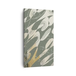 Obraz na plátně - Rytmizovaná abstrakce - 45x80 cm