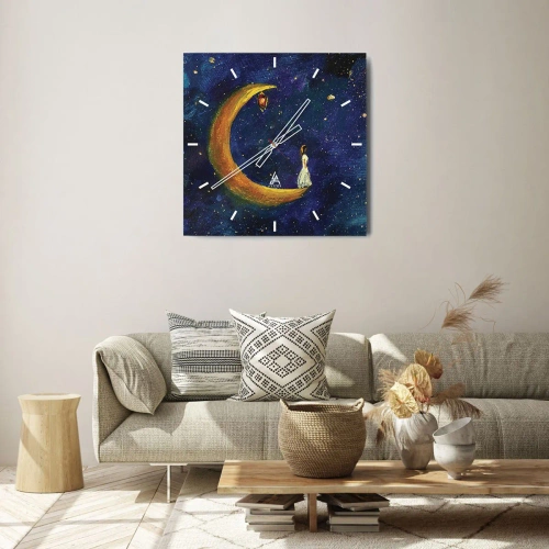 Nástěnné hodiny - Volání světa - 40x40 cm