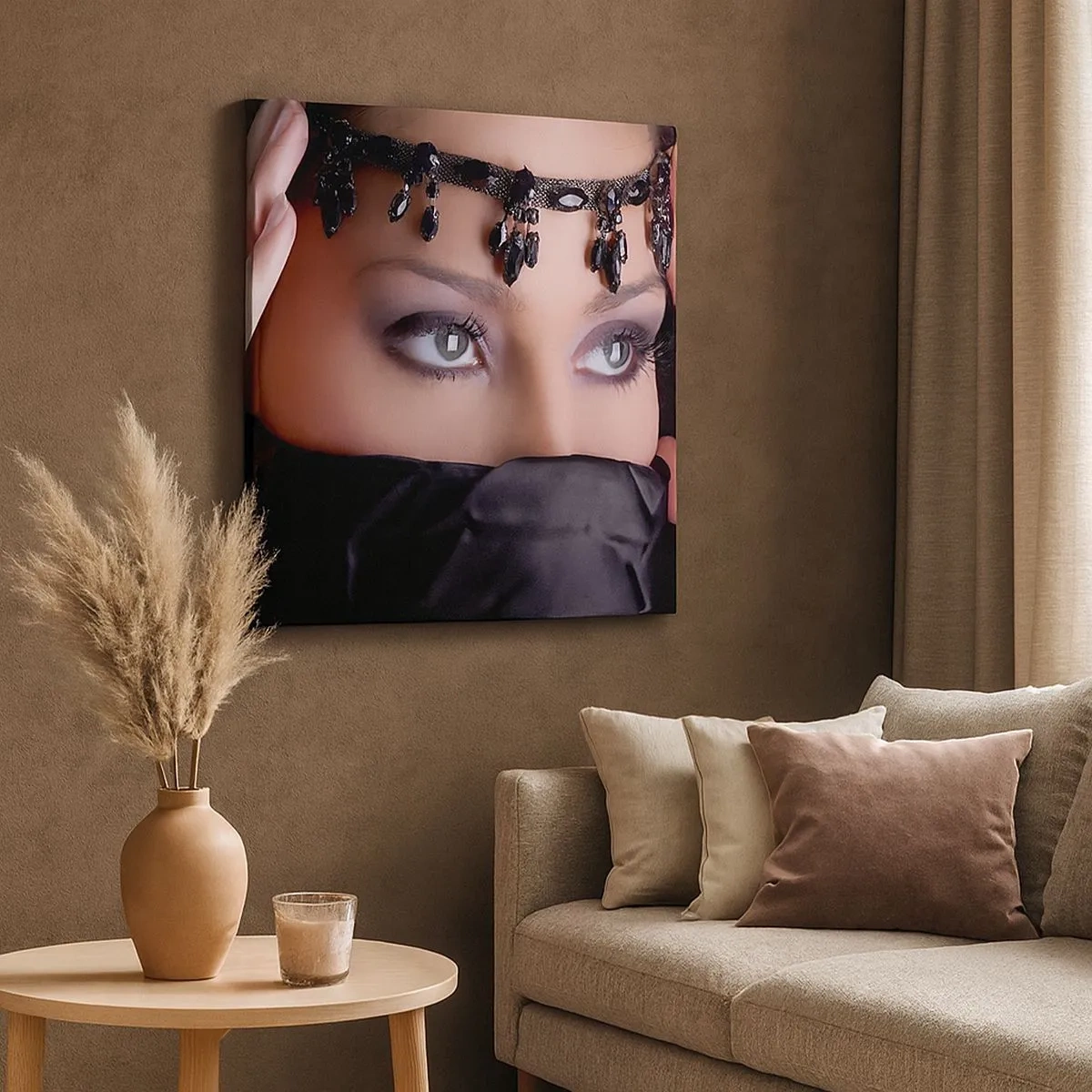 Obraz na plátně - Orientální svůdné tajemství - 30x30 cm