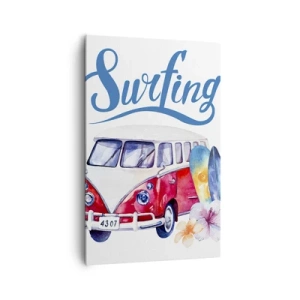 Obraz na plátně - Okurka - klasika pro surfaře - 80x120 cm