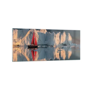 Obraz na skle - Na okraji světa - 120x50 cm