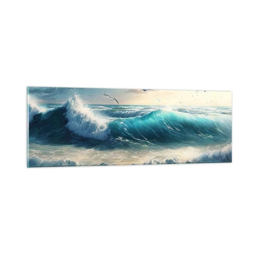 Obraz na skle - Šustění jen pro tebe - 90x30 cm