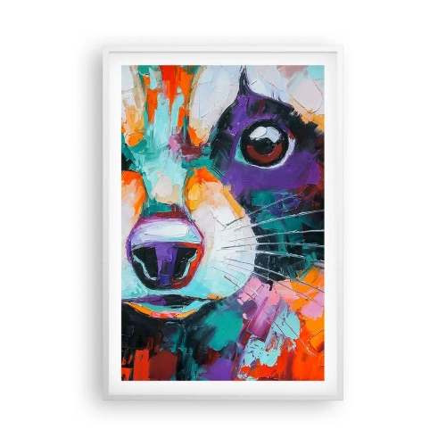 Plakát v bílém rámu - Pouze dobré emoce - 61x91 cm