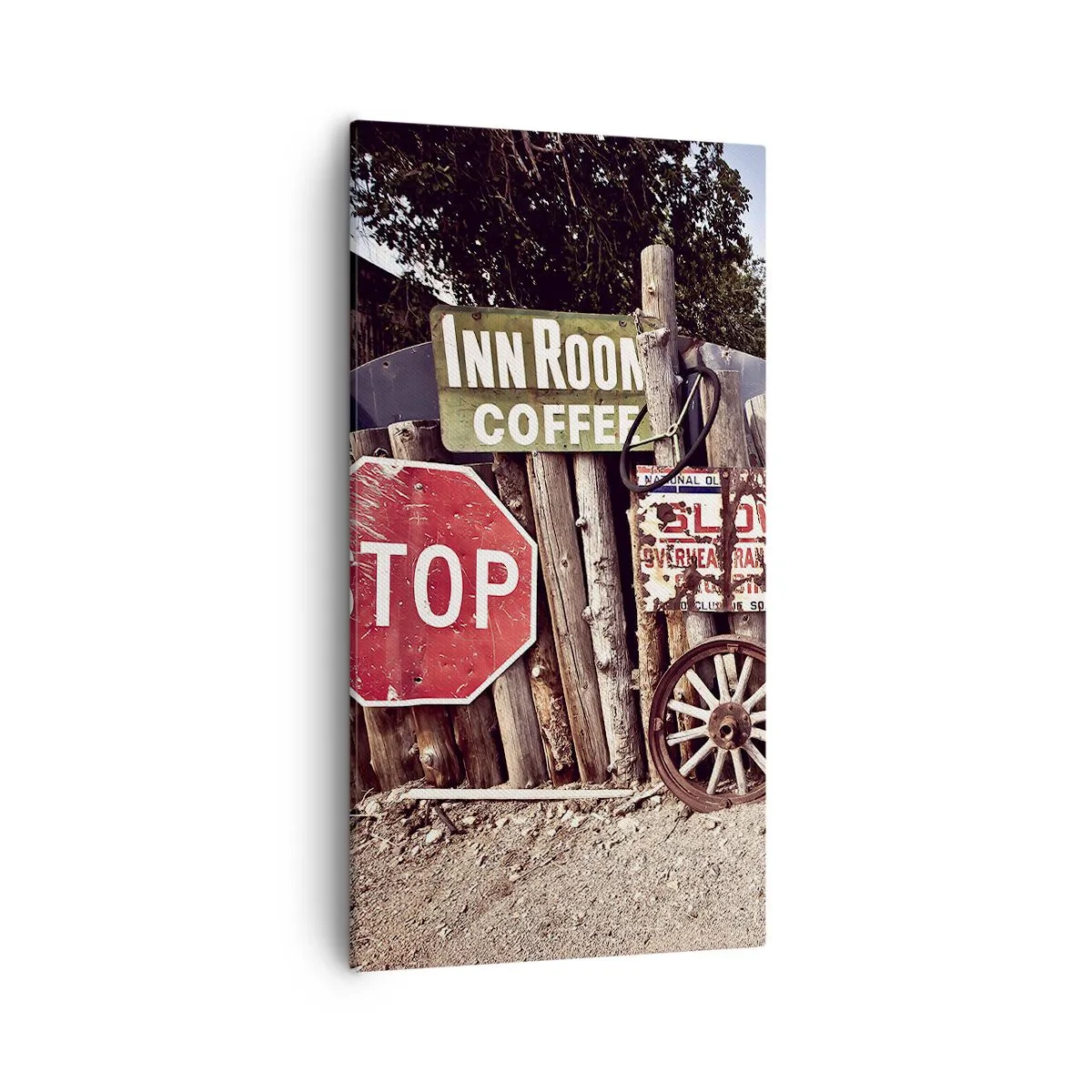 Obraz na plátně - A čas se zastavil - 55x100 cm