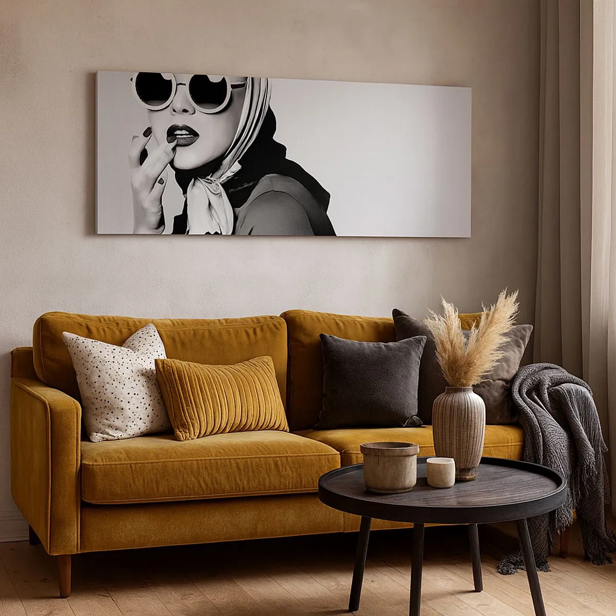 Obraz na plátně - Pozdravy z 60. let - 100x40 cm