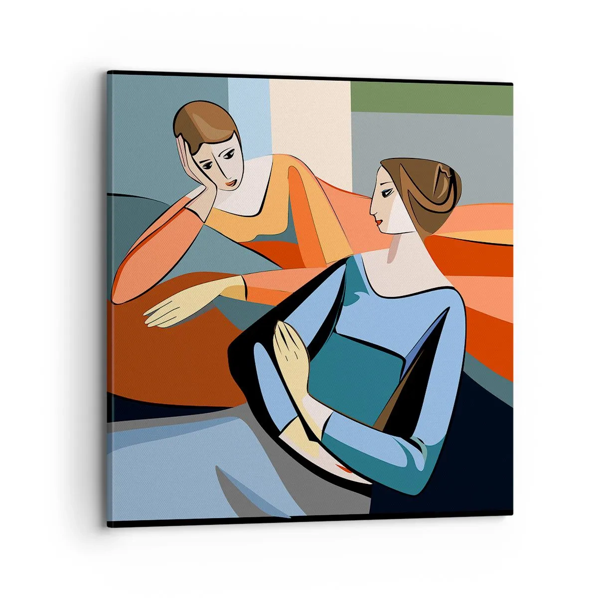 Obraz na plátně - Chvíle svěření - 70x70 cm