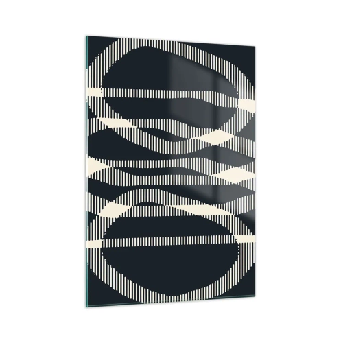 Obraz na skle - Pokus o prolomení temnoty - 50x70 cm