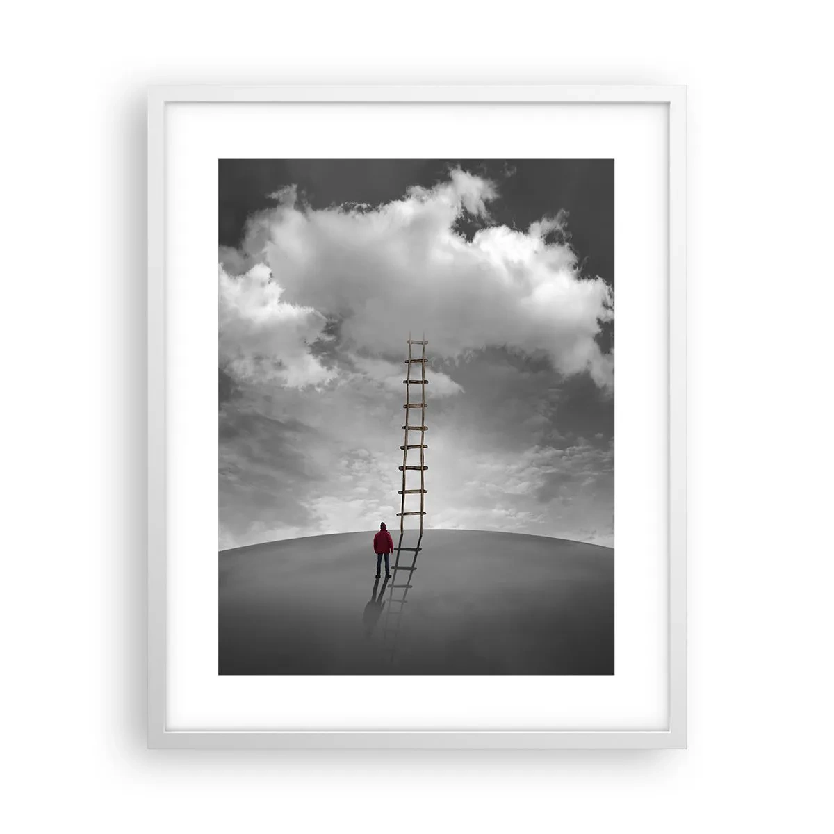 Plakát v bílém rámu - Všechno je možné - 40x50 cm