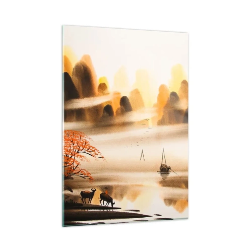 Obraz na skle - Dál než na Dálném východu - 50x70 cm