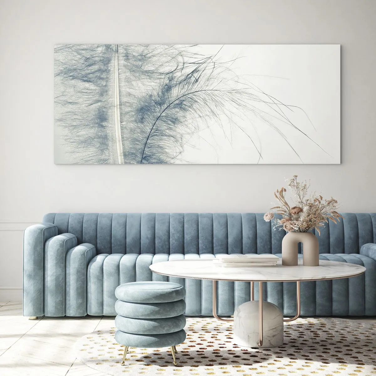 Obraz na skle - Šepot přírody - 140x50 cm