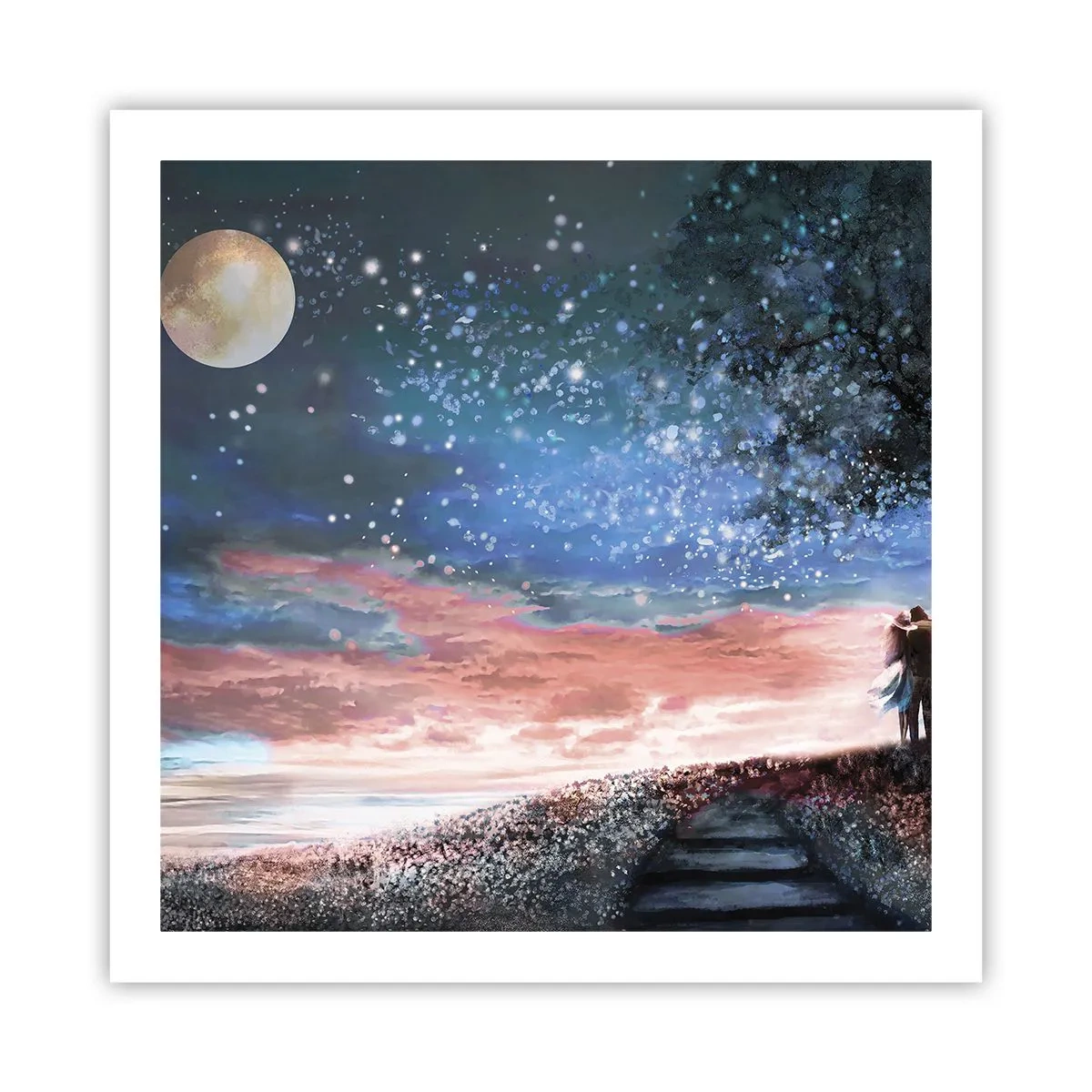 Plakát - Hvězdicovité představení - 60x60 cm