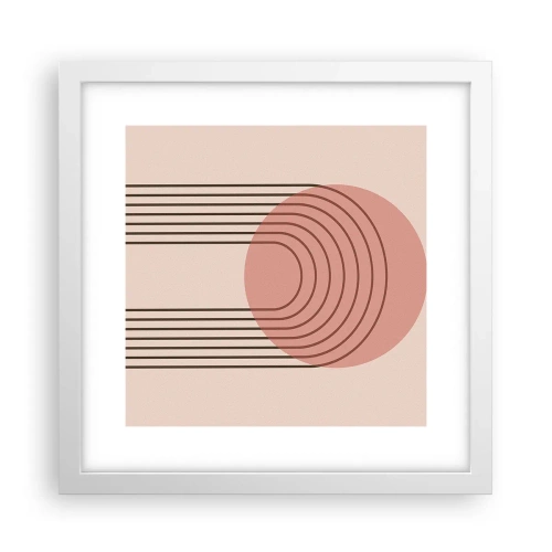 Plakát v bílém rámu - Neodolatelná přitažlivost - 30x30 cm