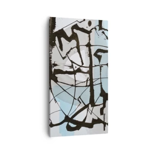 Obraz na plátně - Přesto modrá - 55x100 cm