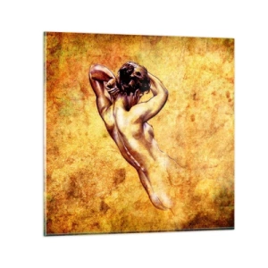 Obraz na skle - Odhalené, ale stále tajemství - 30x30 cm