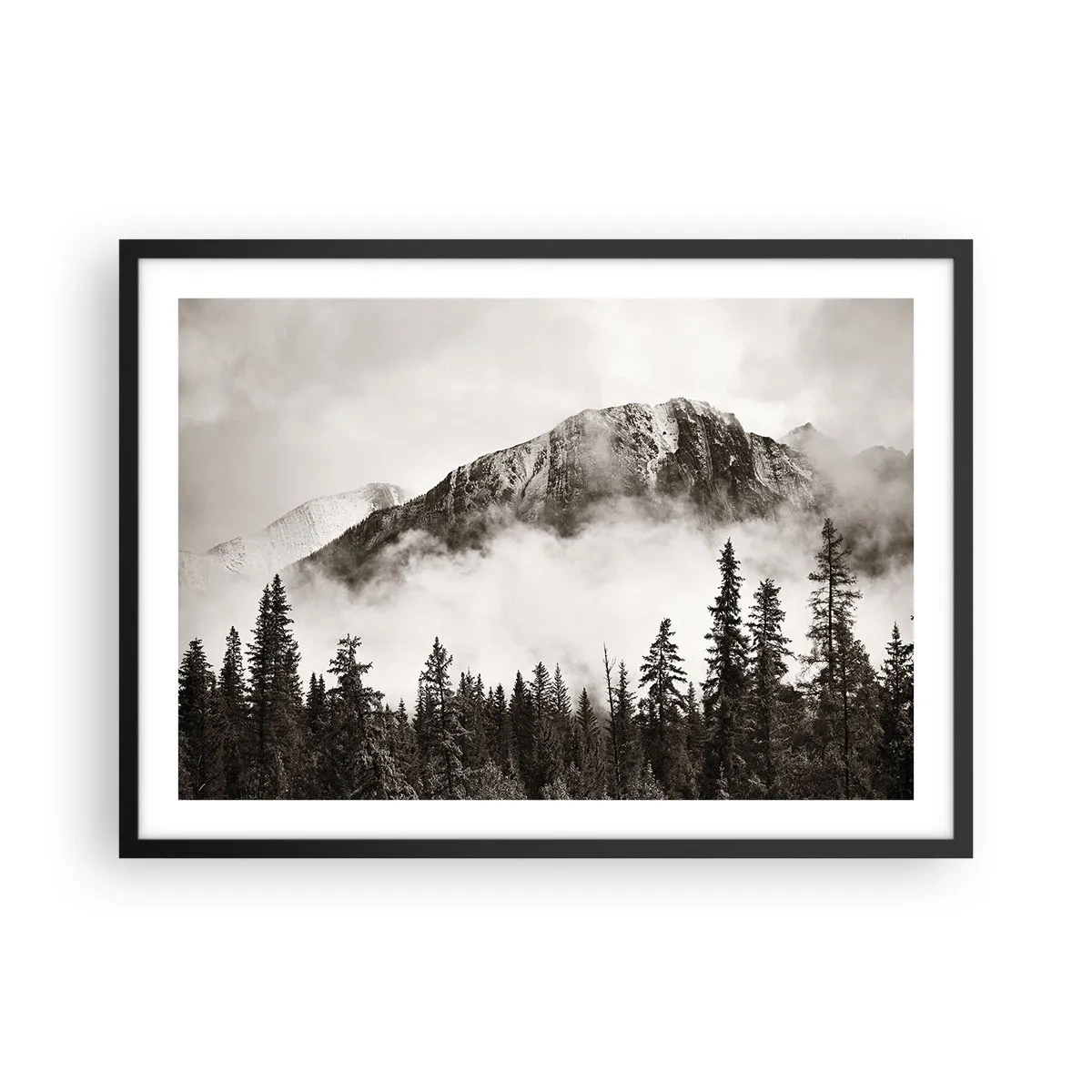 Plakát v černém rámu - Žulový panovník - 70x50 cm