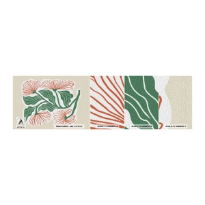 Fototapeta Vzorek Standard Eco - Lidové i moderní - Boho, Květiny, Minimalismus - 100x30 cm