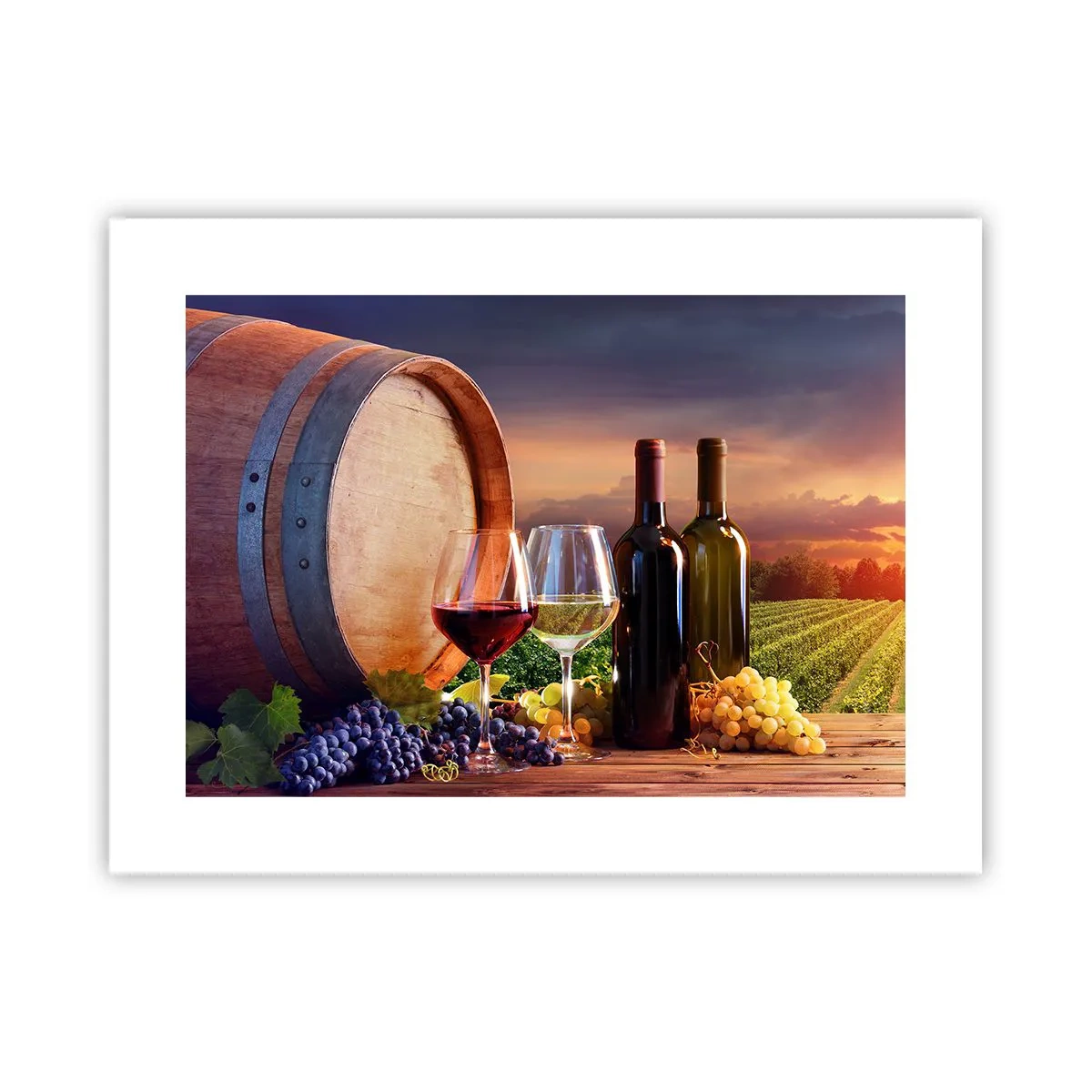 Plakát - Tady má život chuť - 40x30 cm