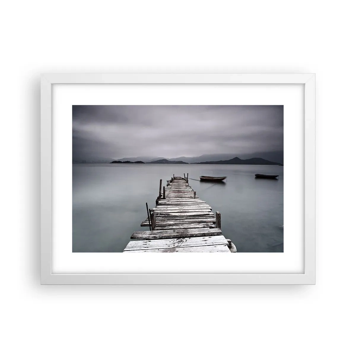 Plakát v bílém rámu - Zítra můžeš vyrazit - 40x30 cm