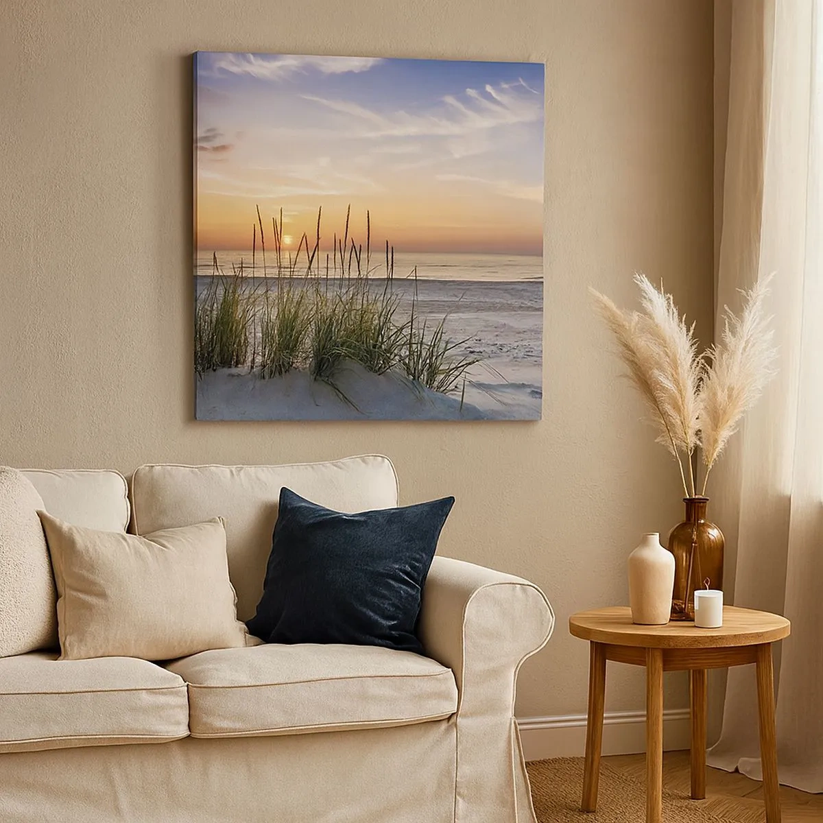 Obraz na plátně - Podívej se, představ si a pociť - 30x30 cm